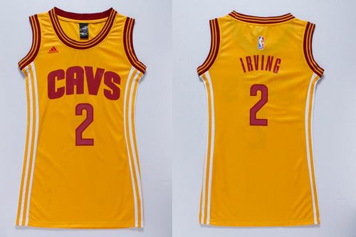 Kyrie Irving Cleveland Cavaliers gold jersey