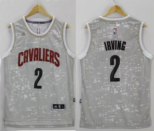 Kyrie Irving Cleveland Cavaliers grey jersey