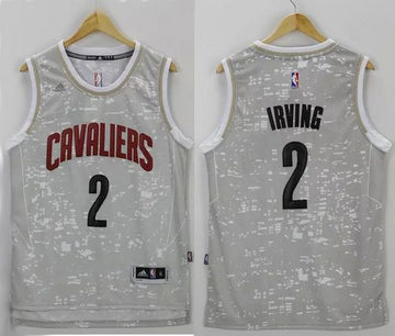 Kyrie Irving Cleveland Cavaliers grey jersey