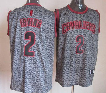 Kyrie Irving Cleveland Cavaliers grey Fashion Static jersey