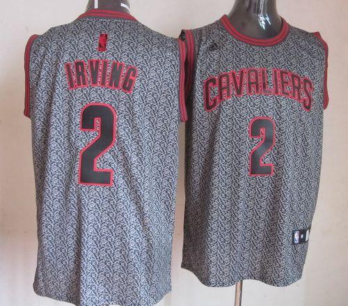 Kyrie Irving Cleveland Cavaliers grey Fashion Static jersey