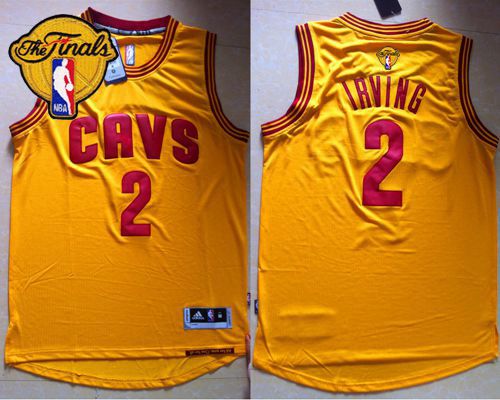 Kyrie Irving Cleveland Cavaliers yellow Alternate jersey