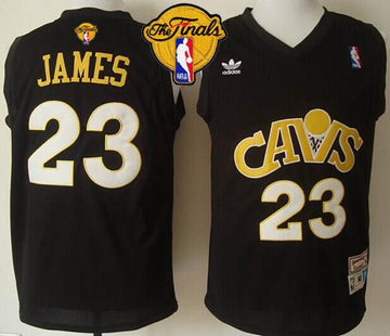 LeBron James Cleveland Cavaliers black Throwback jersey