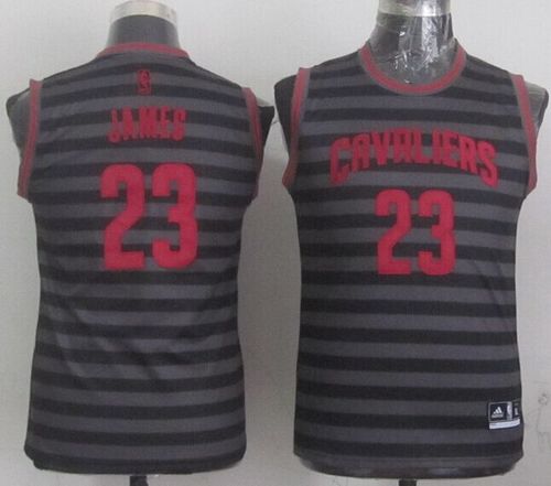 LeBron James Cleveland Cavaliers black-grey jersey