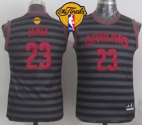 LeBron James Cleveland Cavaliers black-grey jersey