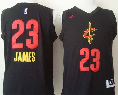 LeBron James Cleveland Cavaliers black Fashion jersey