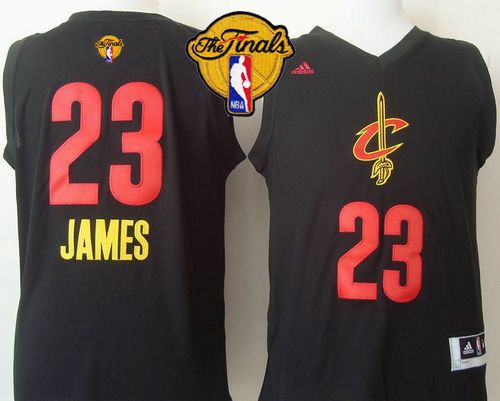 LeBron James Cleveland Cavaliers black Fashion jersey