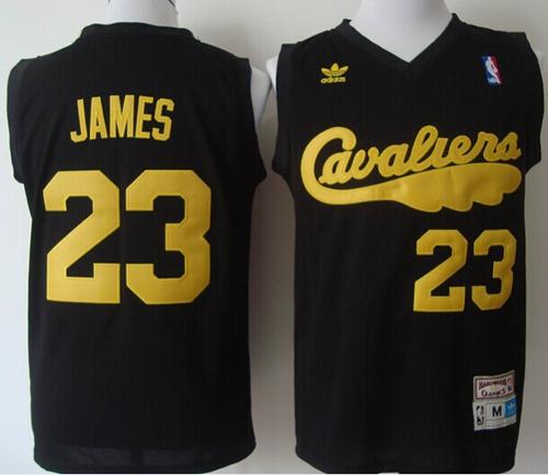 LeBron James Cleveland Cavaliers black Throwback jersey