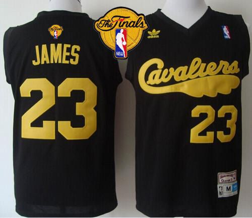 LeBron James Cleveland Cavaliers black Throwback jersey