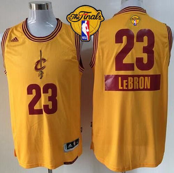 LeBron James Cleveland Cavaliers gold jersey