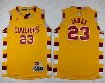 LeBron James Cleveland Cavaliers gold jersey