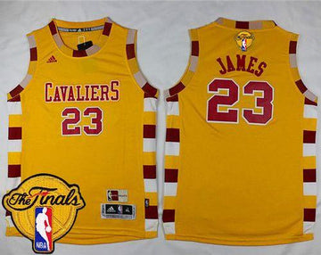 LeBron James Cleveland Cavaliers gold jersey