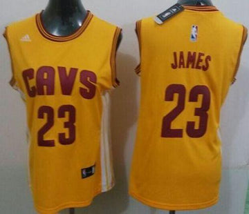 LeBron James Cleveland Cavaliers gold Alternate jersey