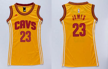 LeBron James Cleveland Cavaliers gold jersey