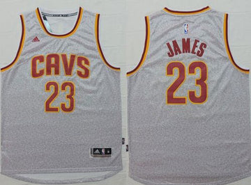 LeBron James Cleveland Cavaliers gray Fashion jersey