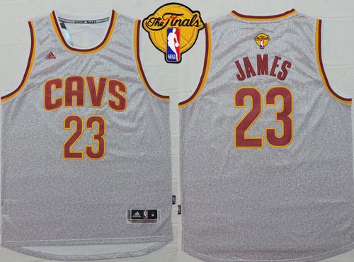 LeBron James Cleveland Cavaliers gray Fashion jersey