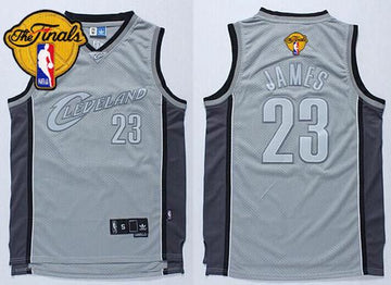 LeBron James Cleveland Cavaliers grey jersey