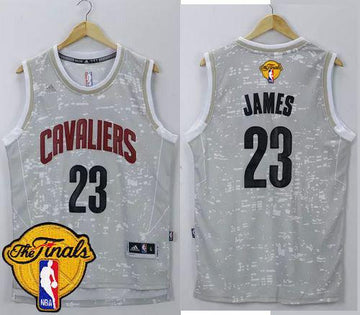 LeBron James Cleveland Cavaliers grey jersey