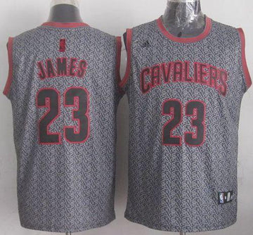 LeBron James Cleveland Cavaliers grey Fashion Static jersey