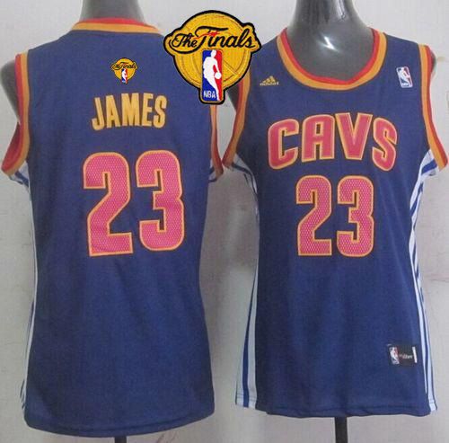 LeBron James Cleveland Cavaliers blue Fashion jersey