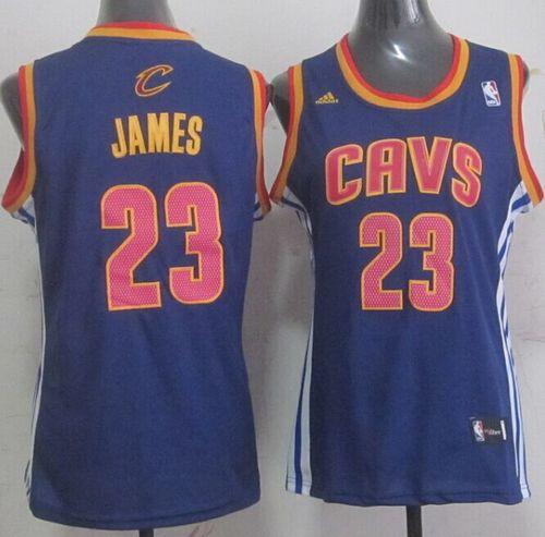 LeBron James Cleveland Cavaliers blue Fashion jersey