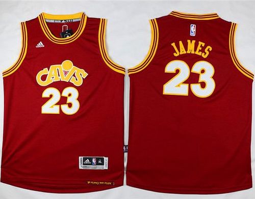 LeBron James Cleveland Cavaliers red Alternate jersey