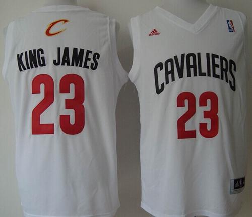 LeBron James Cleveland Cavaliers white jersey