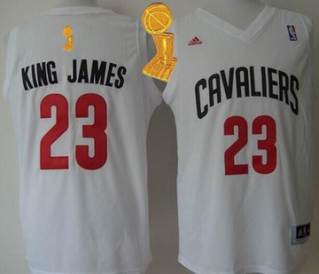 LeBron James Cleveland Cavaliers white jersey