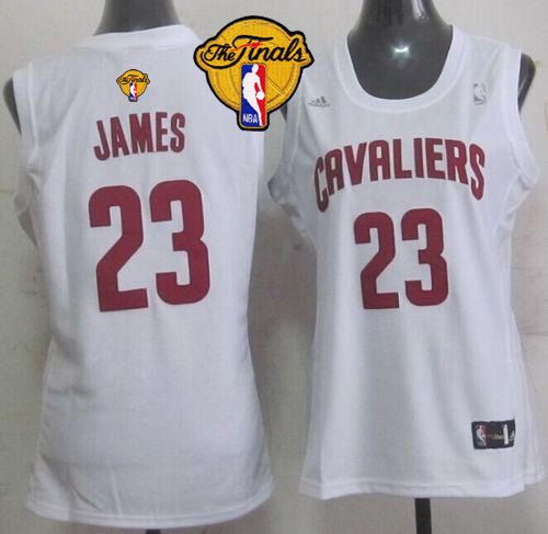 LeBron James Cleveland Cavaliers white Fashion jersey
