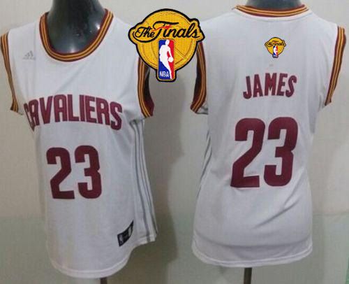 LeBron James Cleveland Cavaliers white Home jersey