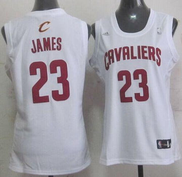 LeBron James Cleveland Cavaliers white Fashion jersey