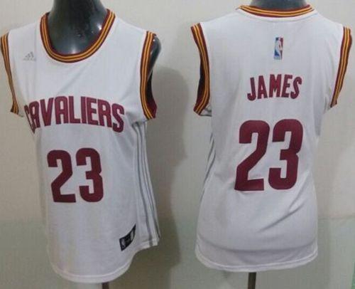 LeBron James Cleveland Cavaliers white Home jersey