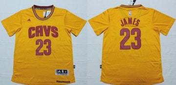 LeBron James Cleveland Cavaliers yellow jersey