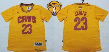 LeBron James Cleveland Cavaliers yellow jersey