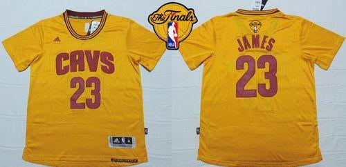 LeBron James Cleveland Cavaliers yellow jersey