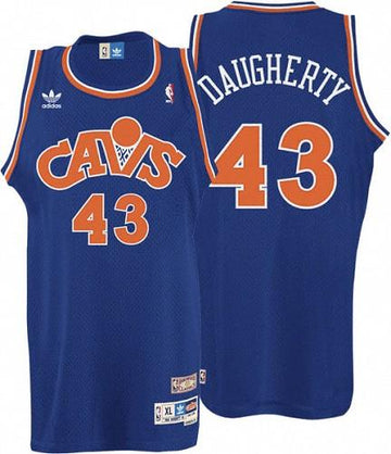 Brad Daugherty Cleveland Cavaliers blue Throwback jersey