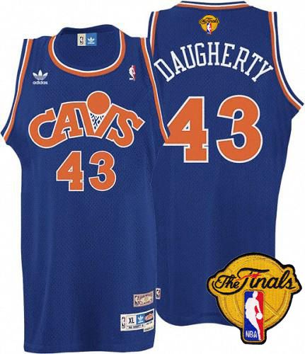 Brad Daugherty Cleveland Cavaliers blue Throwback jersey