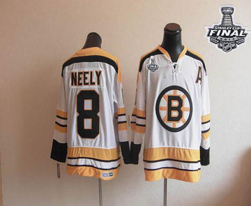 CCM Boston Bruins white Throwback jersey