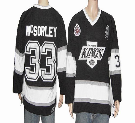 CCM Los Angeles Kings black Throwback jersey