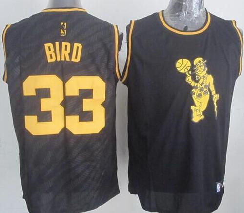 Larry Bird Boston Celtics black Fashion jersey