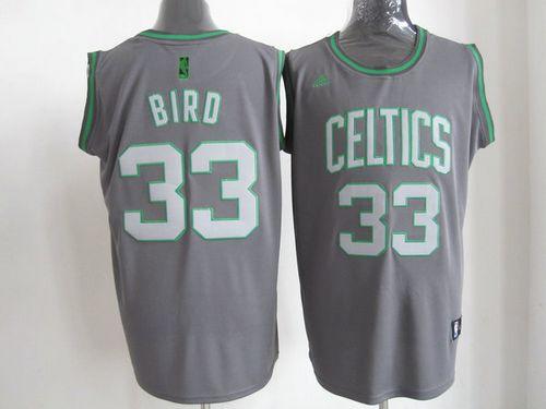 Larry Bird Boston Celtics grey Fashion jersey