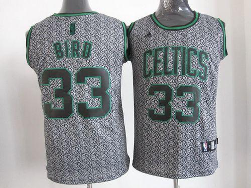 Larry Bird Boston Celtics grey Fashion Static jersey