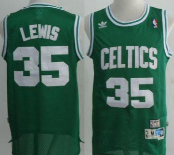 Reggie Lewis Boston Celtics green Throwback jersey