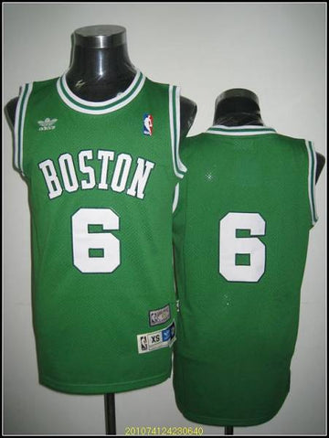 Bill Russell Boston Celtics green Throwback jersey