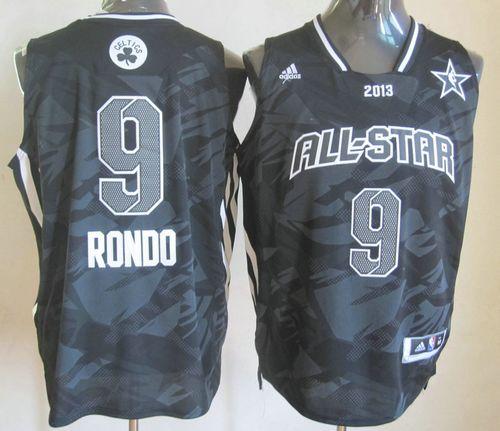 Rajon Rondo Boston Celtics black Fashion jersey