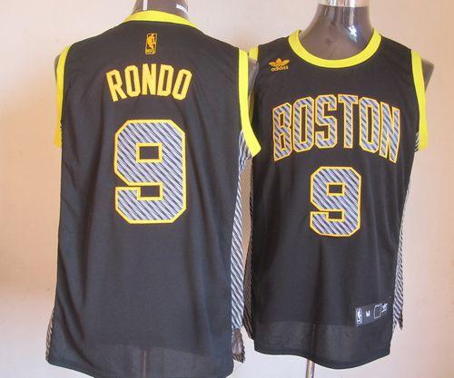 Rajon Rondo Boston Celtics black Fashion jersey