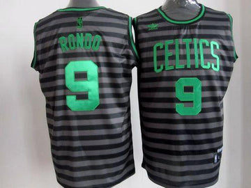 Rajon Rondo Boston Celtics black-grey jersey