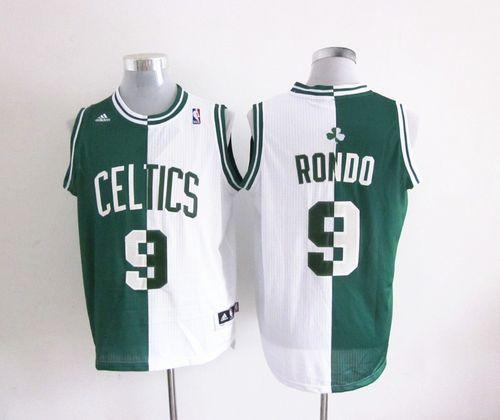 Rajon Rondo Boston Celtics green-white Fashion jersey