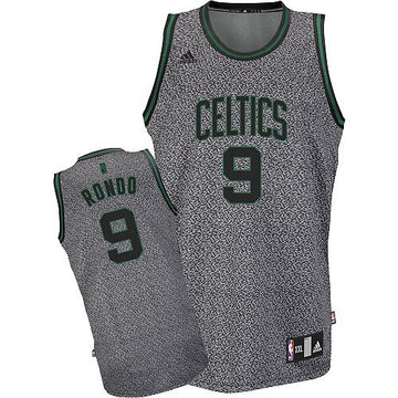 Rajon Rondo Boston Celtics grey Fashion Static jersey