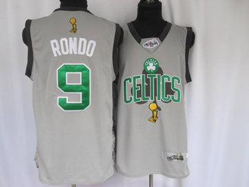 Rajon Rondo Boston Celtics grey jersey